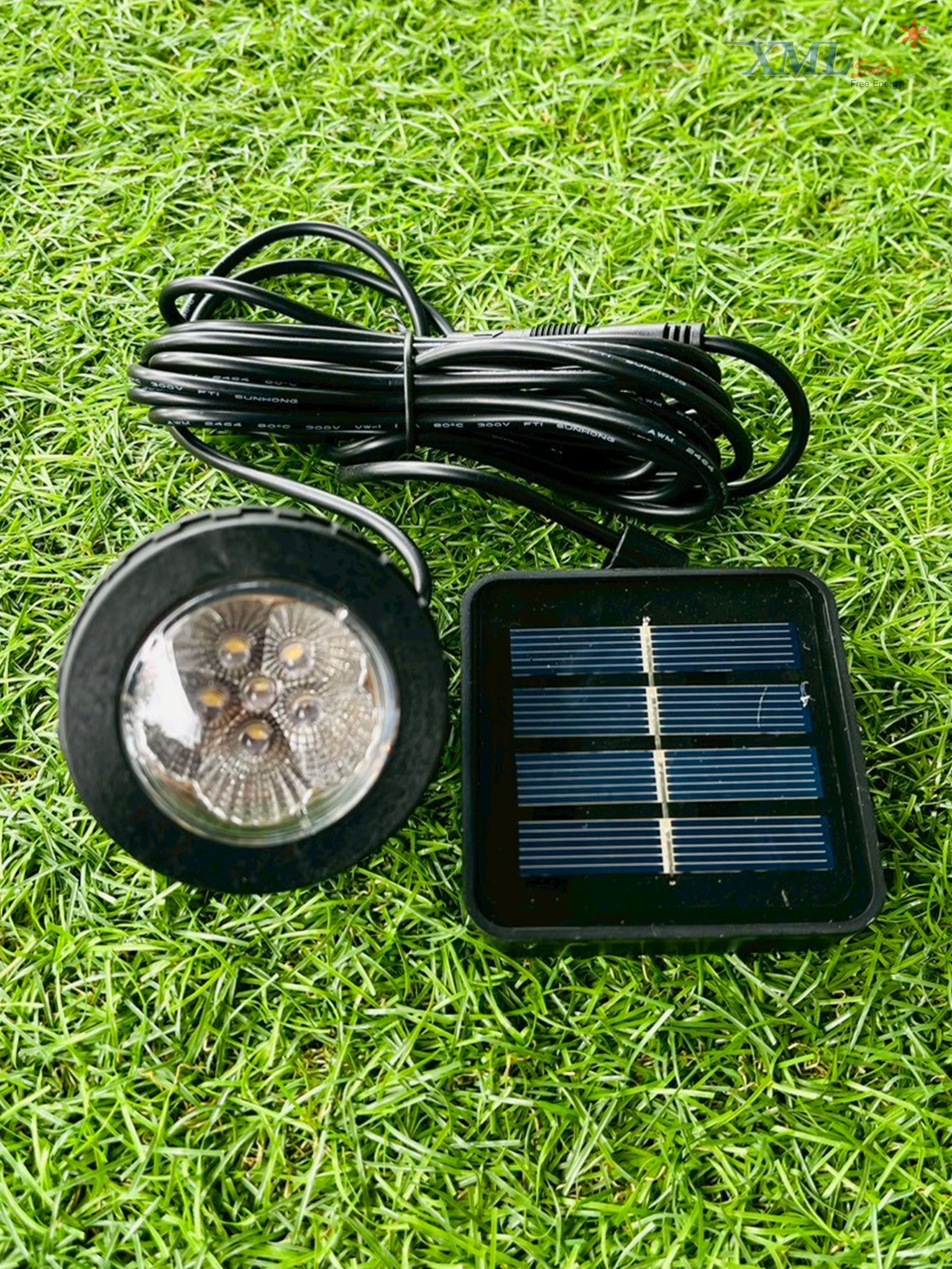 ไฟโซล่าเซลล์ส่องใต้น้ำ 6 LED รุ่น 1 หัว XML-F07