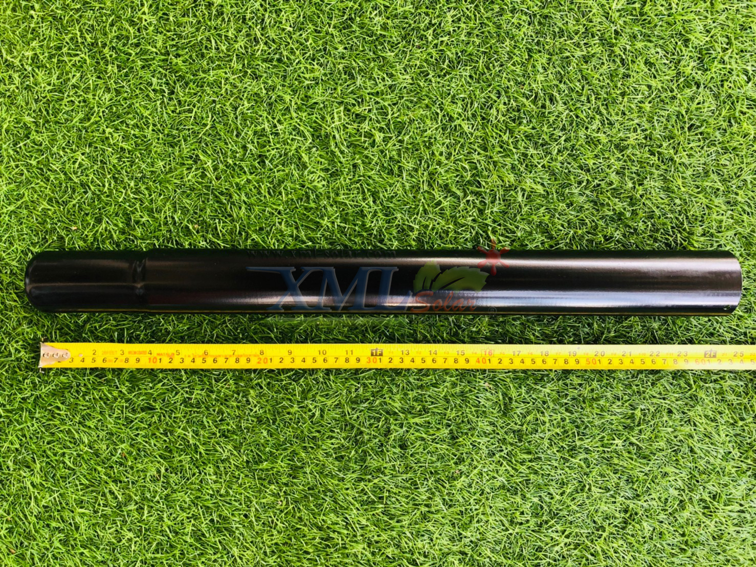 เสาไฟสนาม เหล็กพ่นสีดำ สูง 2.6 เมตร (ปลาย 2 นิ้ว)