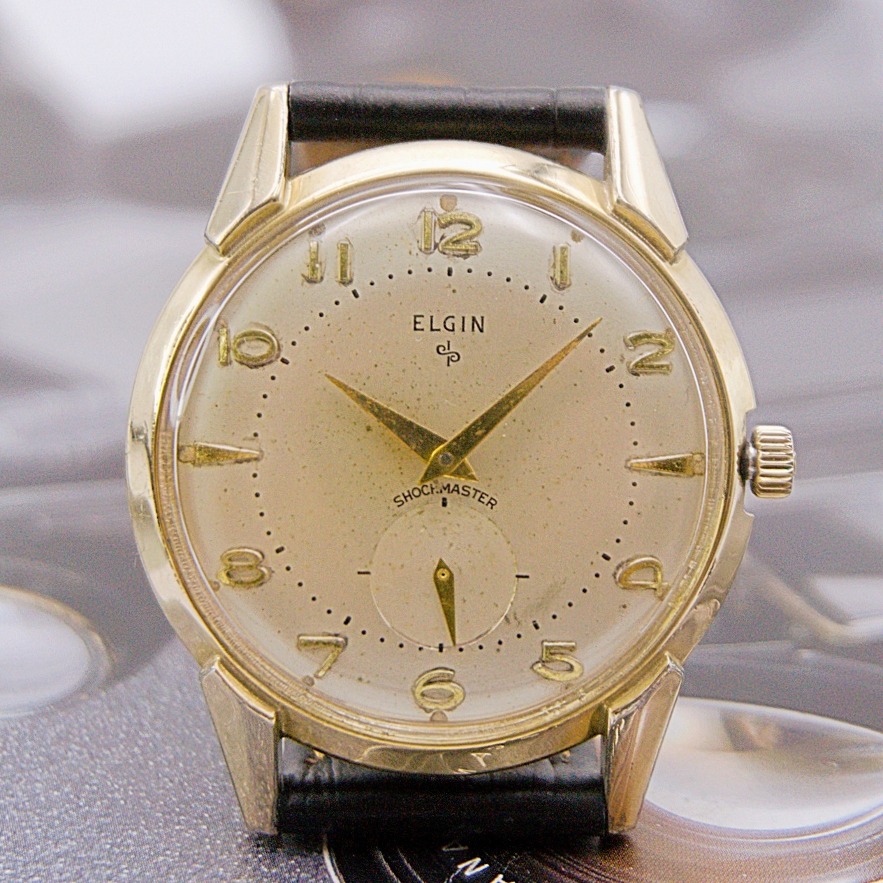 นาฬิกาเก่า ELGIN ไขลานสองเข็มครึ่ง