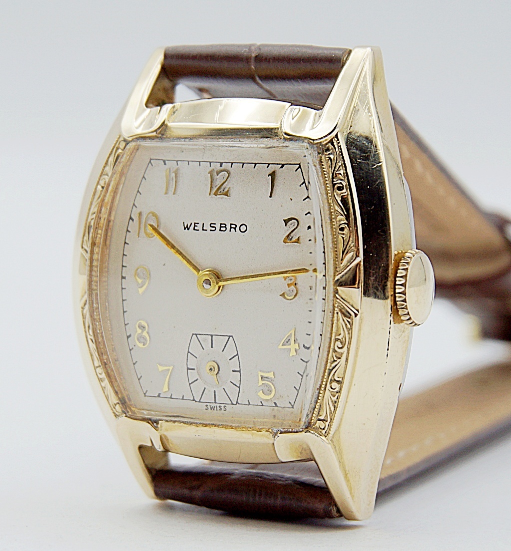 นาฬิกาเก่า WELSBRO ไขลานสองเข็มครึ่ง