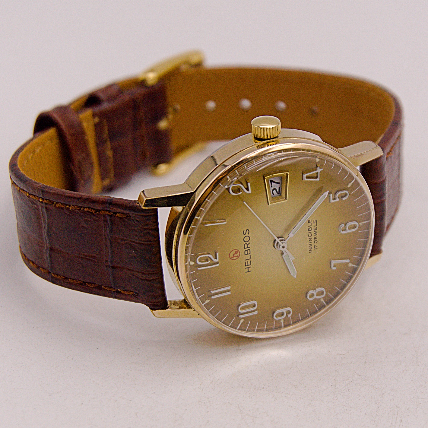 นาฬิกาเก่า HELBROS ไขลาน