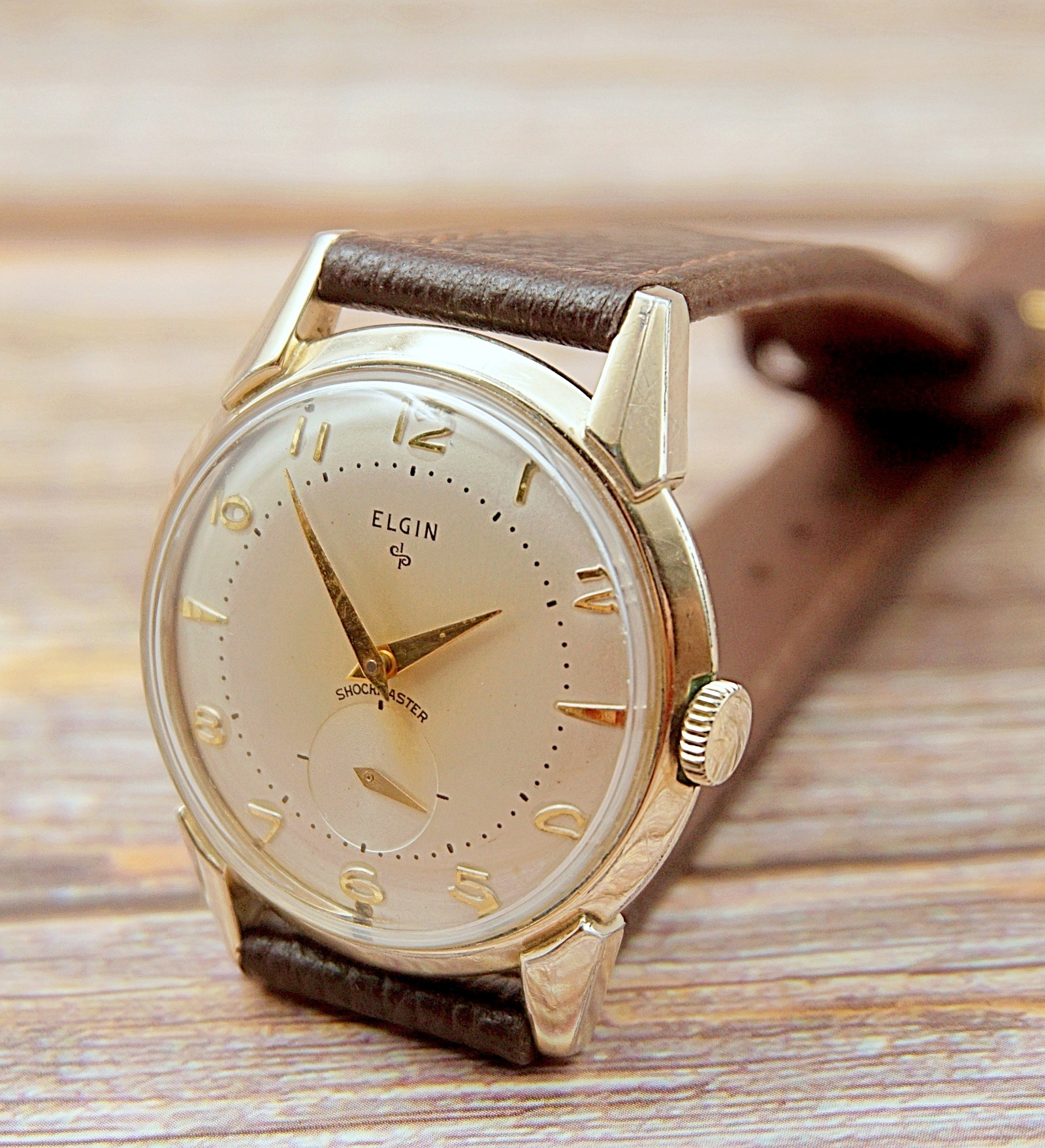 นาฬิกาเก่า ELGIN ไขลานสองเข็มครึ่ง