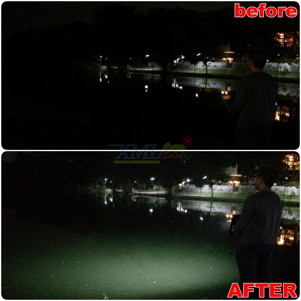 สปอร์ตไลท์โซล่าเซลล์ 100 W. รุ่นใหม่ JD8800L (แสง : ขาว)