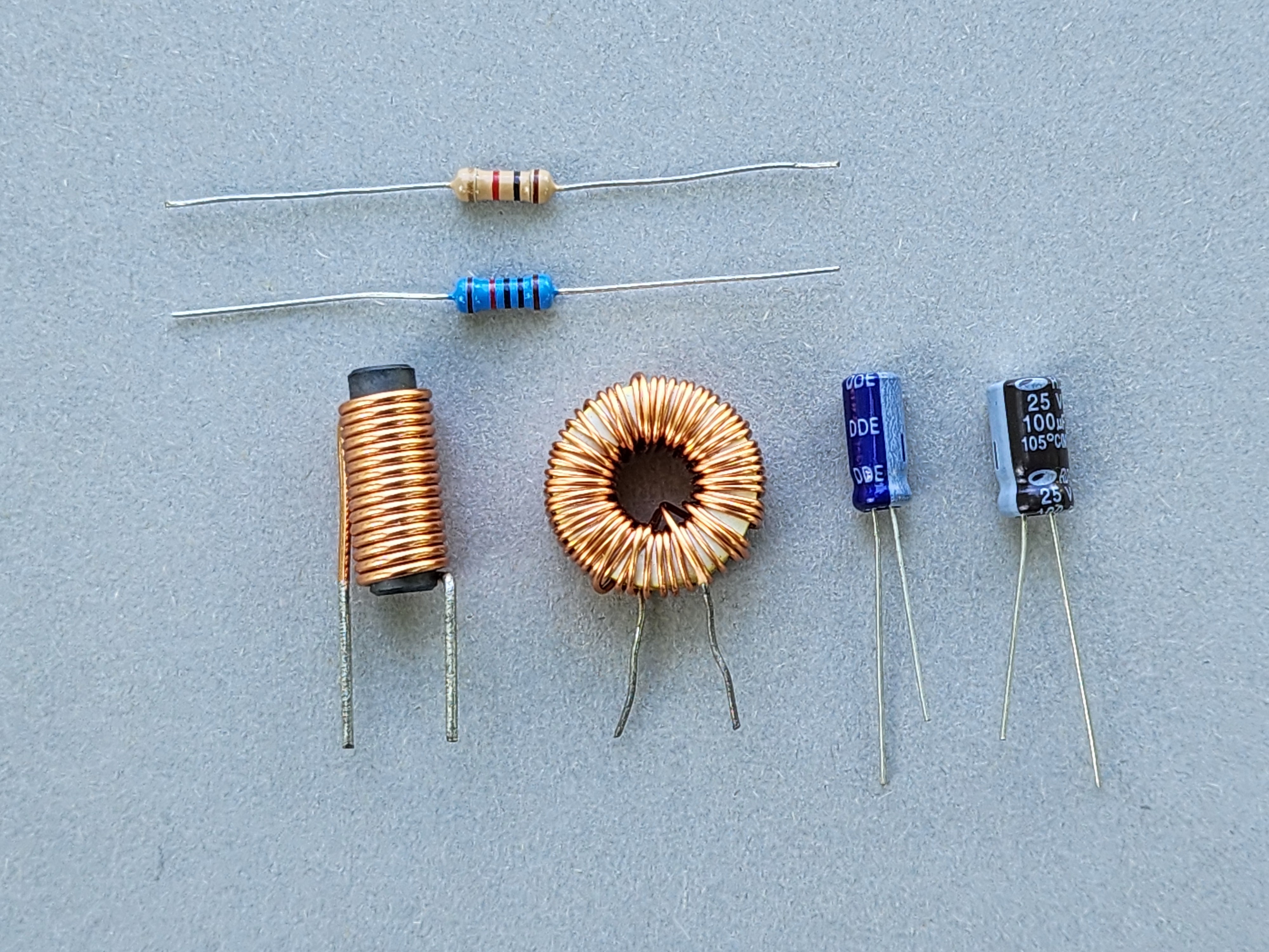 electronics components name and electronics components list