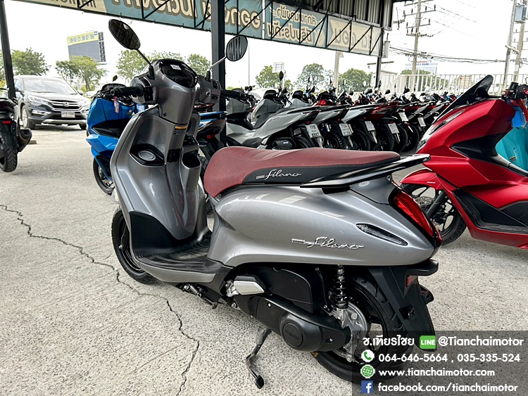 GRAND FILANO ปี67 ABS กุญแจรีโมท เครื่องเดิมแน่น ชุดสีสวยเป๊ะ หรูหรา ศูนย์ดี ประหยัด เครื่องดีเยี่ยม ราคา 59,900