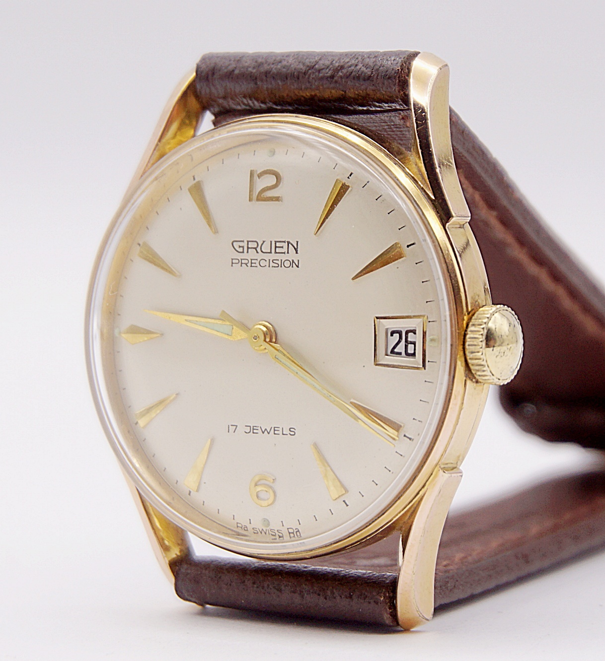 นาฬิกาเก่า GRUEN ไขลาน