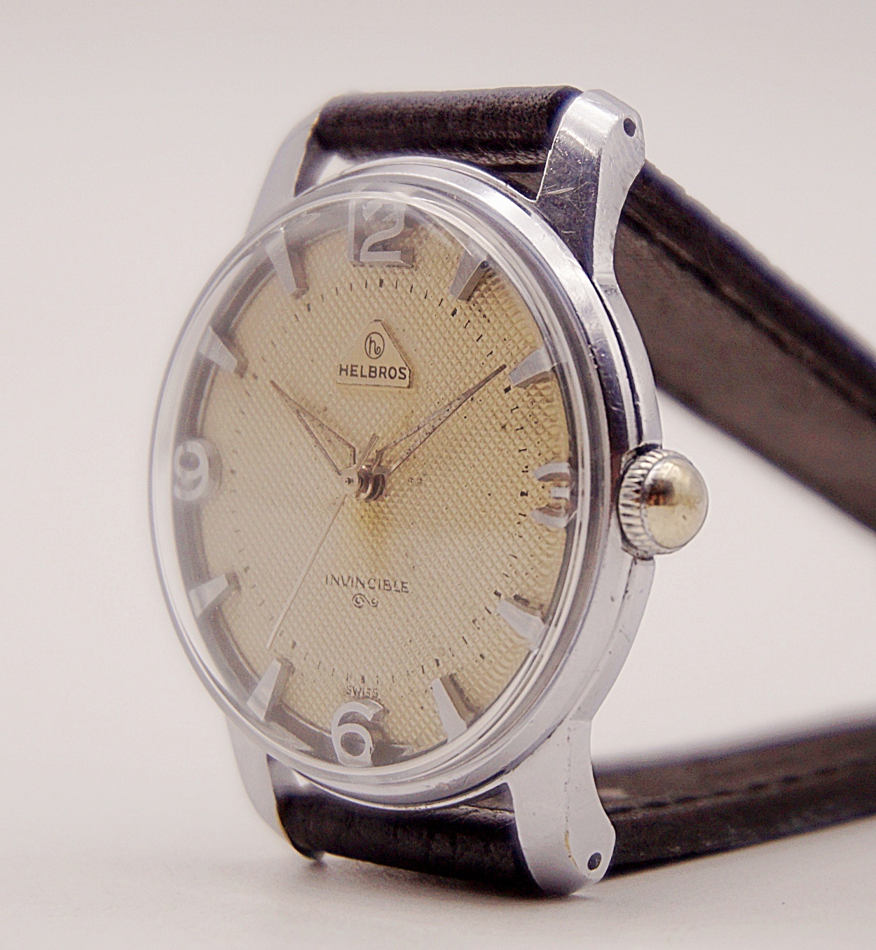 นาฬิกาเก่า HELBROS ไขลาน