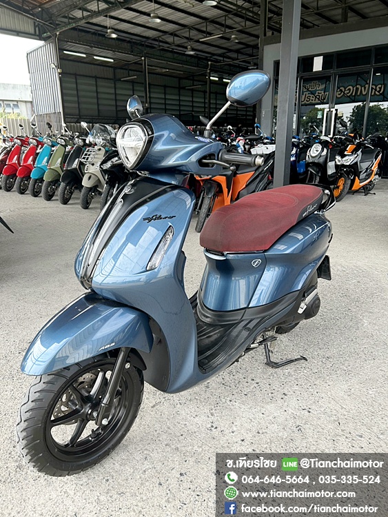 GRAND FILANO ปี67 ABS ตัวรีโมท ชุดสีสวย เครื่องเดิมๆ ขับขี่นิ่ม เครื่องแน่น ประหยัดน้ำมัน ศูนย์ดี ราคา 59,900