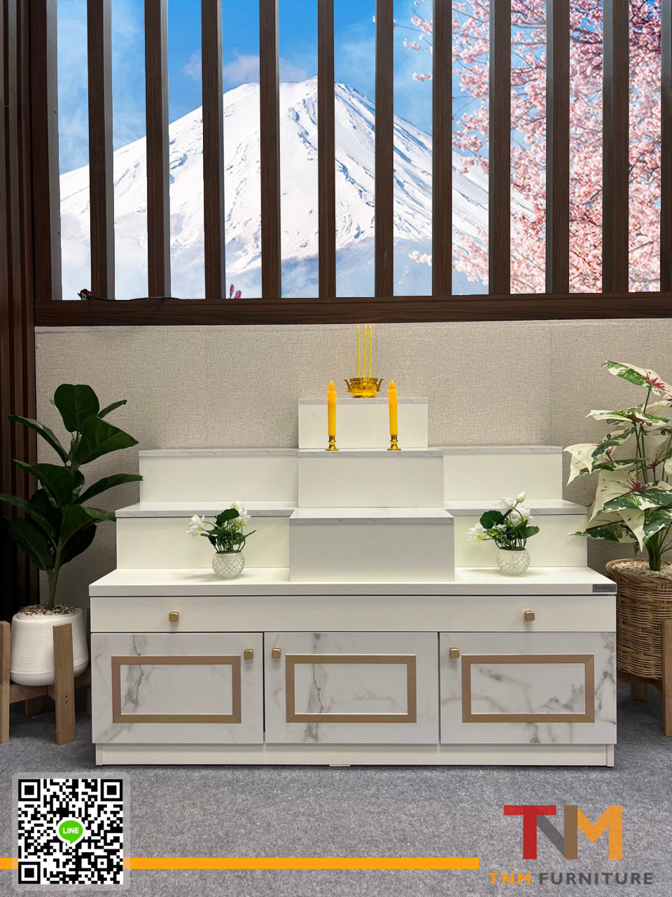 โต๊ะหมู่บูชา ตู้พระ GO-04