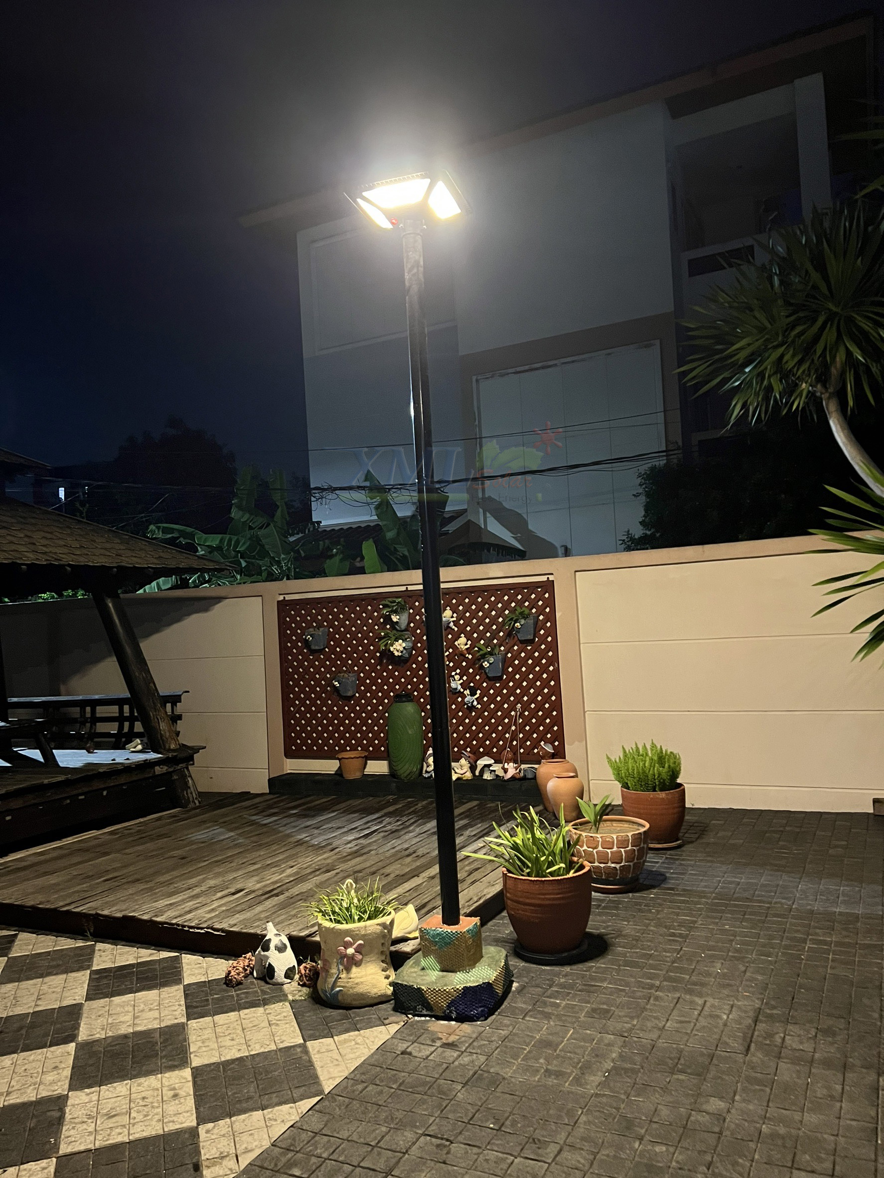 โคมไฟ UFO ทรงสี่เหลี่ยม รุ่น Modi x XML + ระบบ Motion รุ่น 300w (เปิดได้ 3 แสง)