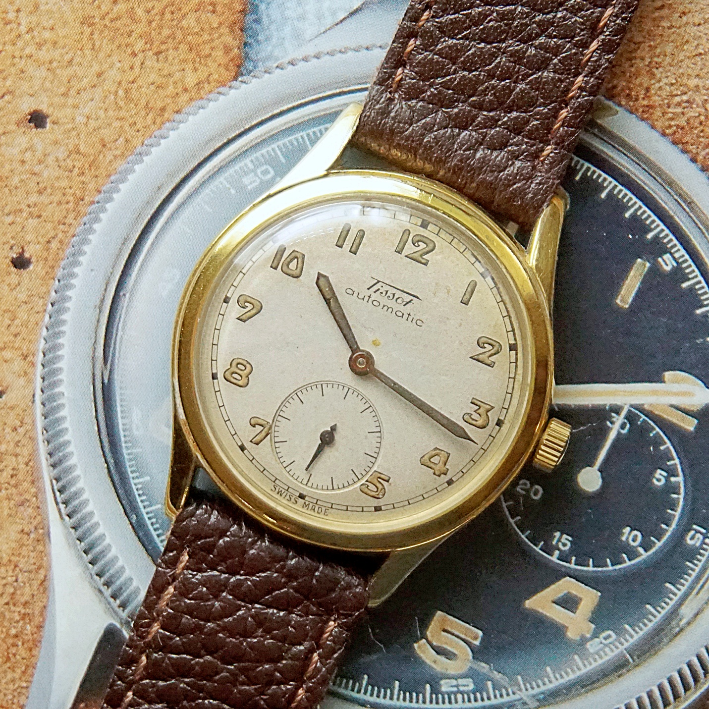 นาฬิกาเก่า TISSOT ออโตเมติกครึ่งรอบ