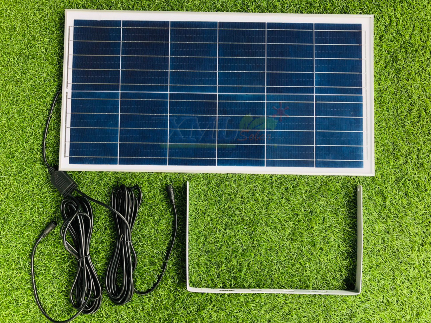 โคมไฟซาลาเปาโซล่าเซลล์ ติดเพดาน-ผนัง รุ่น 300W.+300W. (แสงขาว)( 2 โคม )