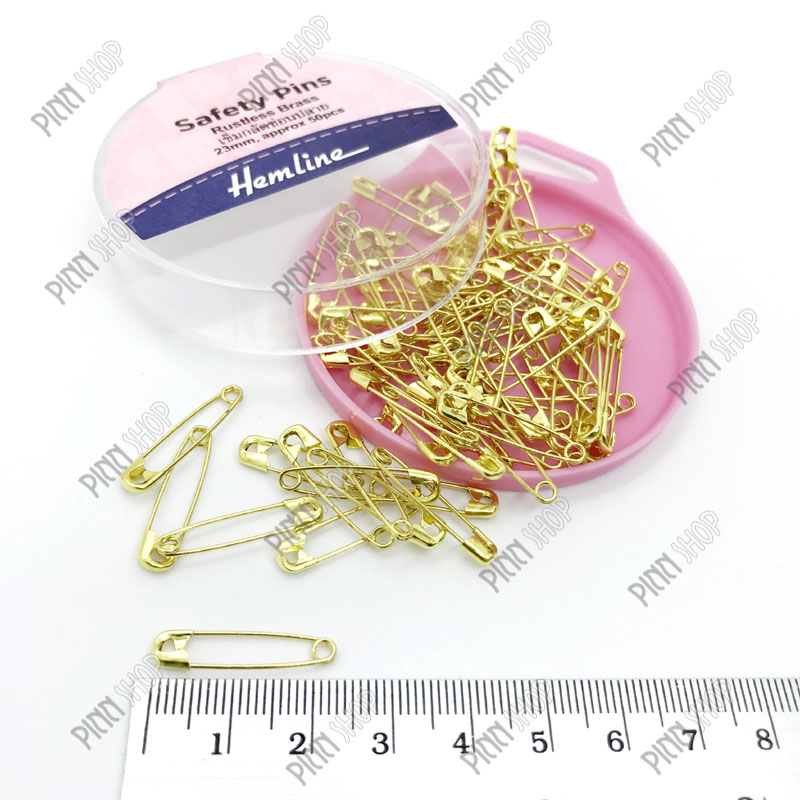 เข็มกลัดซ่อนปลาย ขนาด 23 มม.