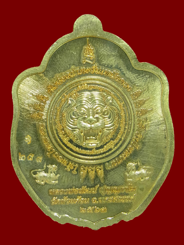 เหรียญมังกรนั่งพาน หลวงพ่อพัฒน์ ปี2563