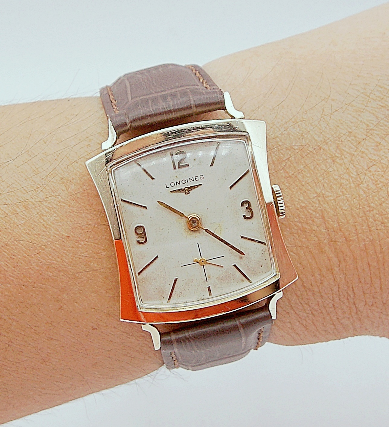 นาฬิกาเก่า LONGINES ไขลานสองเข็มครึ่ง