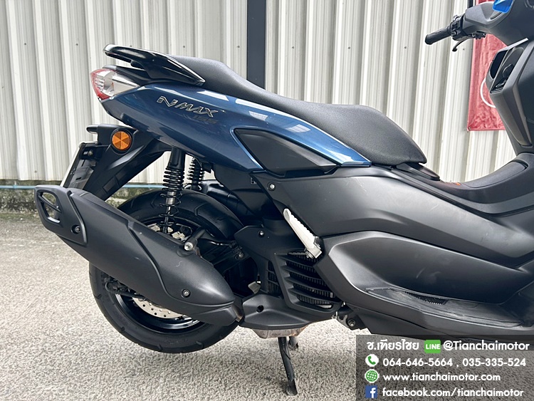 ★ฟรีดาวน์★N-MAX ปี 66 สีน้ำเงิน วิ่งน้อย ขับขี่นิ่มๆ เครื่องเดิมๆ ดอกยางแน่น เครื่องดี ศูนย์ดี ตัวรถพร้อมใช้งาน ราคา 77,500