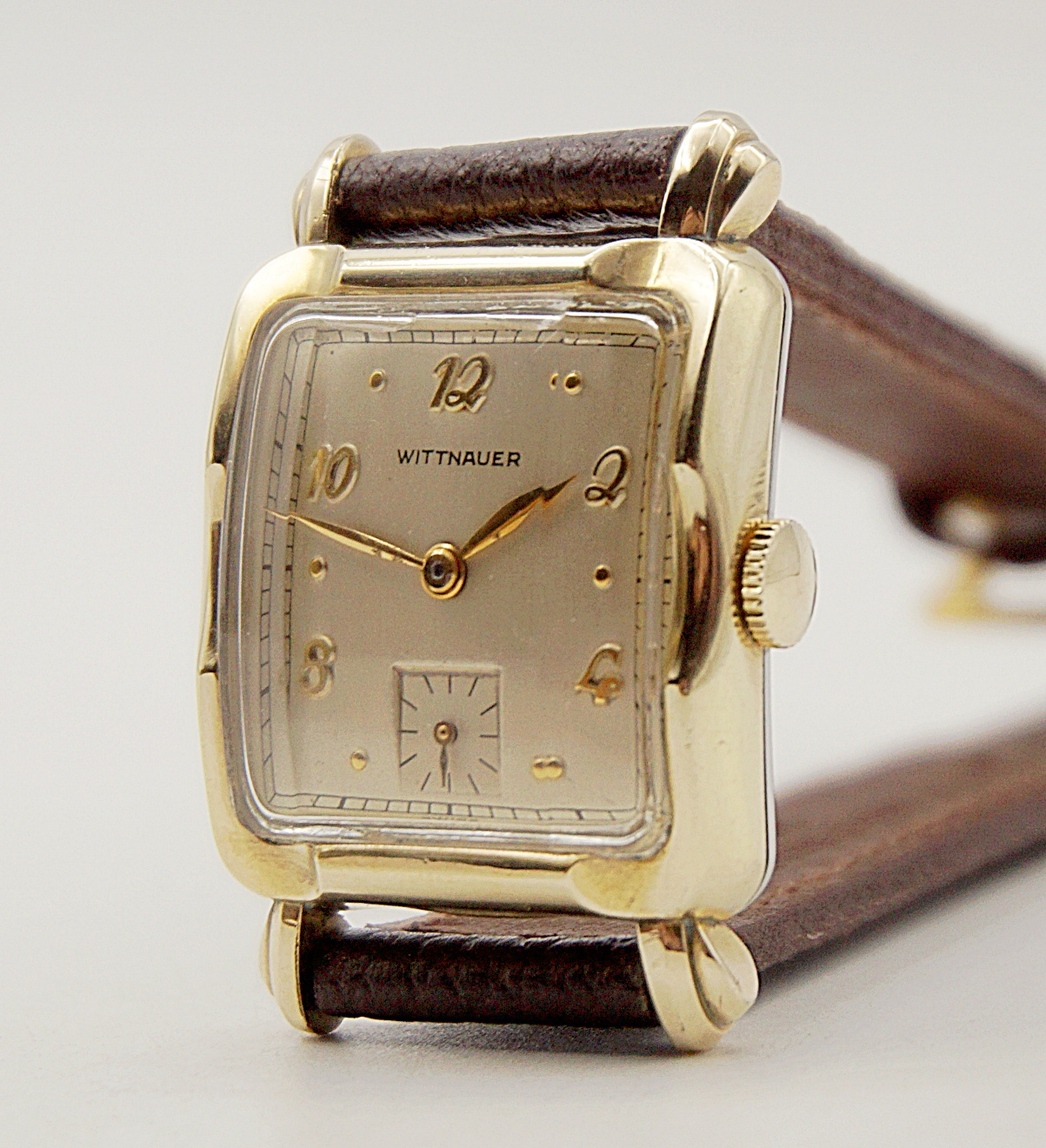 นาฬิกาเก่า WITTNAUER BY LONGINES ไขลานสองเข็มครึ่ง