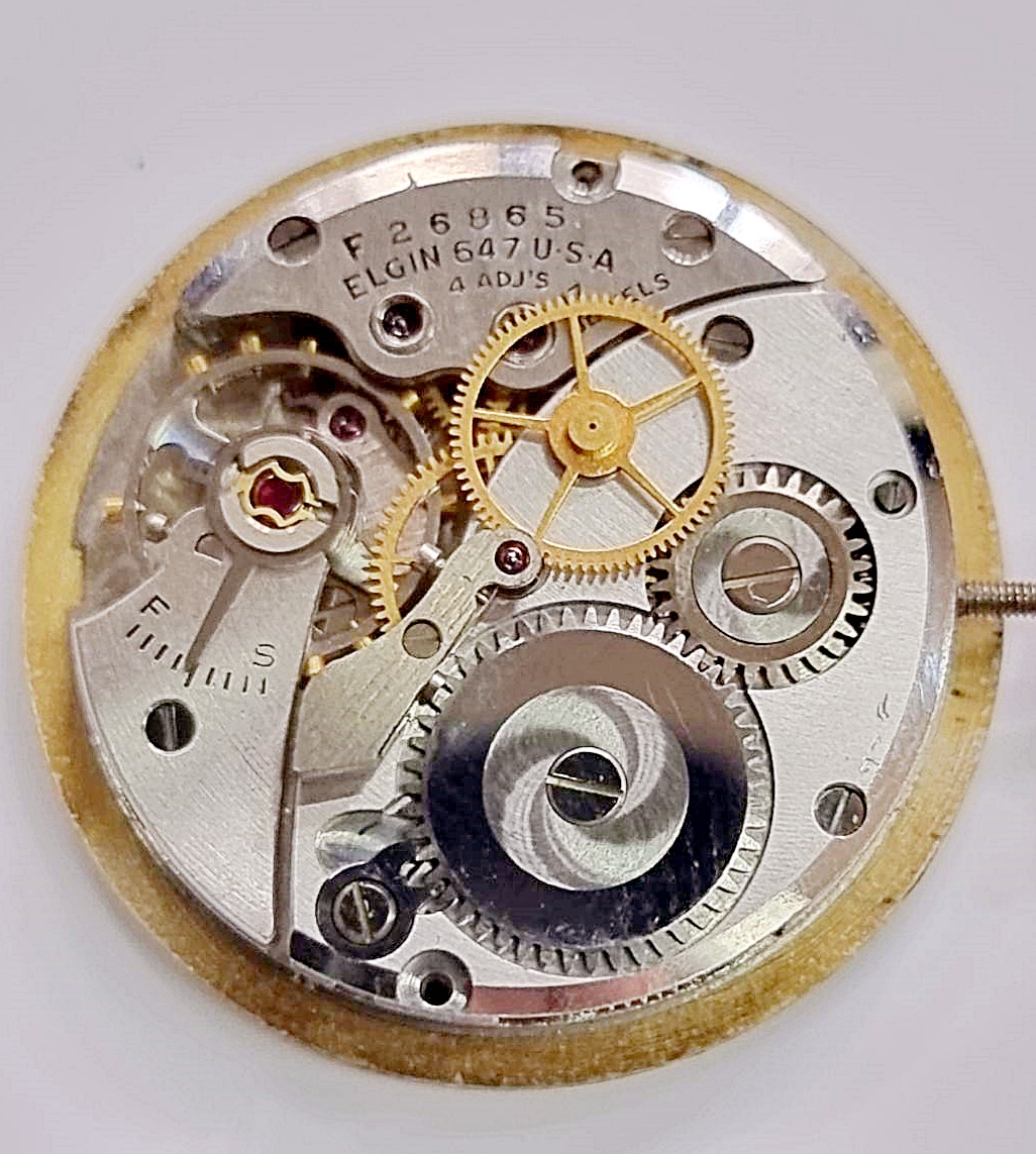 นาฬิกาเก่า ELGIN ไขลาน