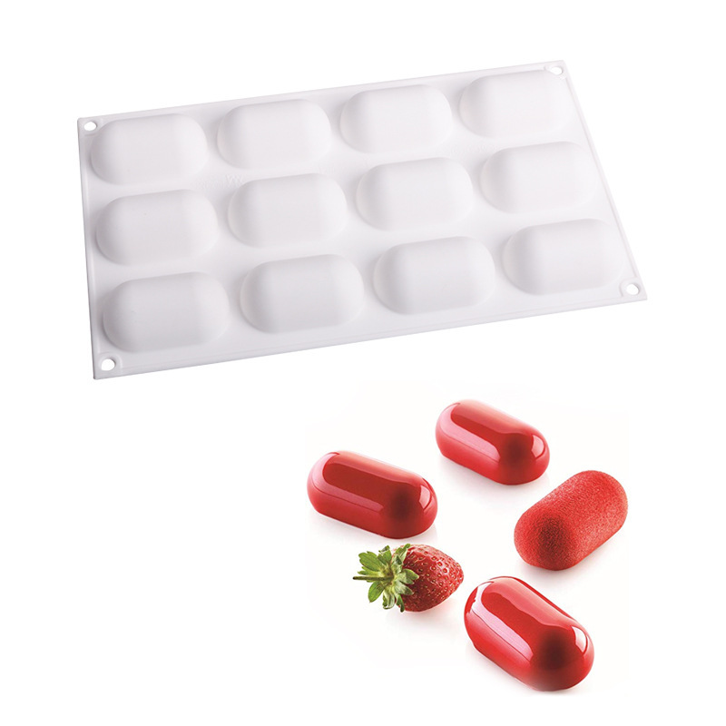 โมล(Mold) แม่พิมพ์ซิลิโคน ทำวุ้น ขนม สบู่ งานdiy รูปยา 12 ช่อง ( 30 G.)