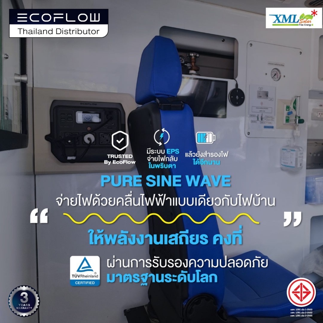 ชุดไฟอเนกประสงค์โซล่าเซลล์ รุ่น DELTA 2 (กำลังสูงสุด 2700W) + แผงโซล่าเซลล์แบบโค้งงอได้ 120W