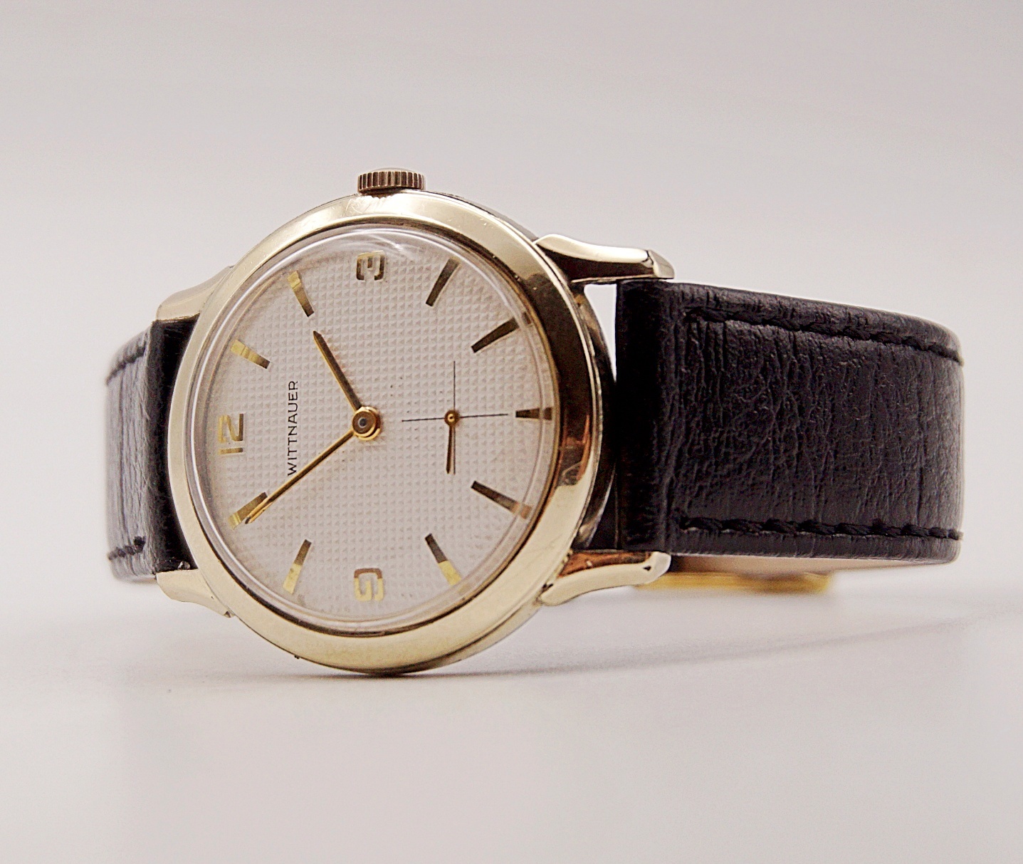 นาฬิกาเก่า WITTNAUER BY LONGINES ไขลานสองเข็มครึ่ง