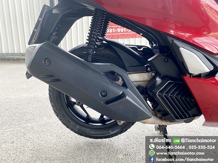 PCX160 ปี64 สีแดงสด เครื่องเดิมๆ ชุดสีสวยรอบคัน เครื่องดี ศูนย์ดี ขับขี่นิ่มๆ ประหยัดน้ำมัน ราคา 82,500