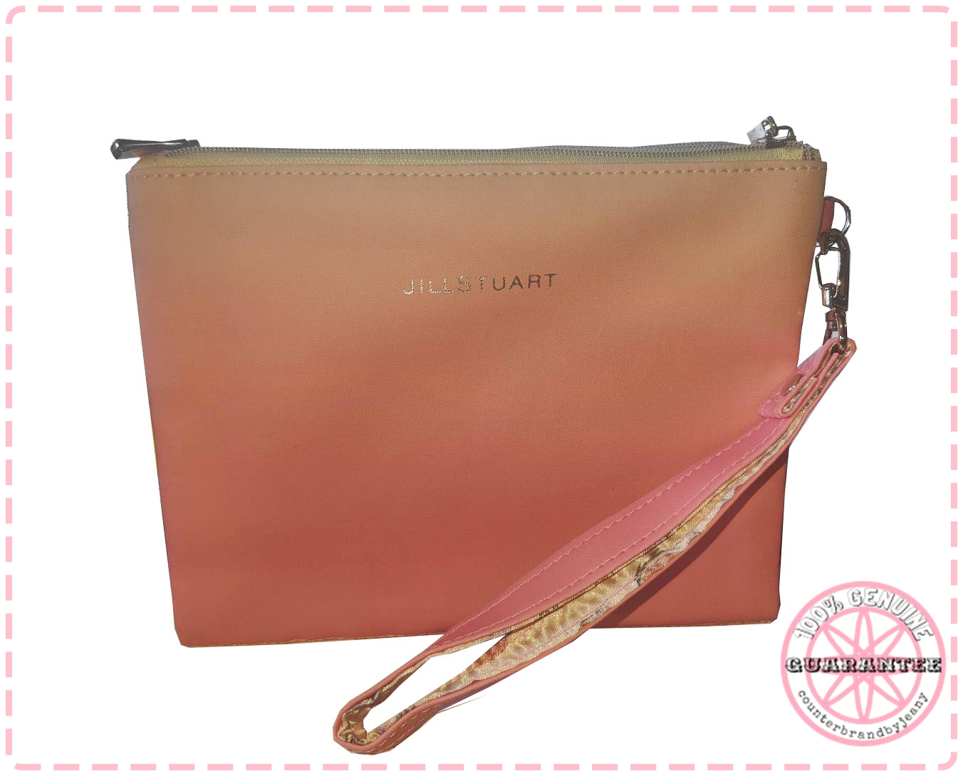 กระเป๋าเครื่องสำอาง สีชมพู JILL STUART Ombre Pink Pouch