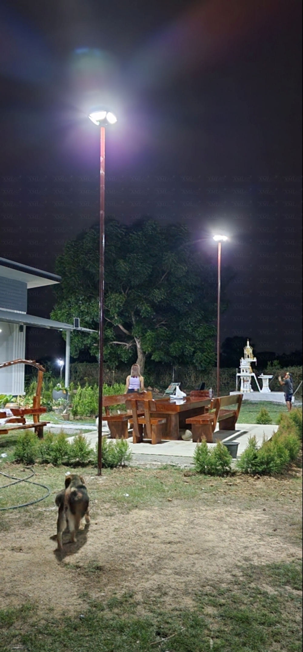 โคมไฟ UFO ทรงสี่เหลี่ยม รุ่น Modi x XML + ระบบ Motion รุ่น 300w (เปิดได้ 3 แสง)