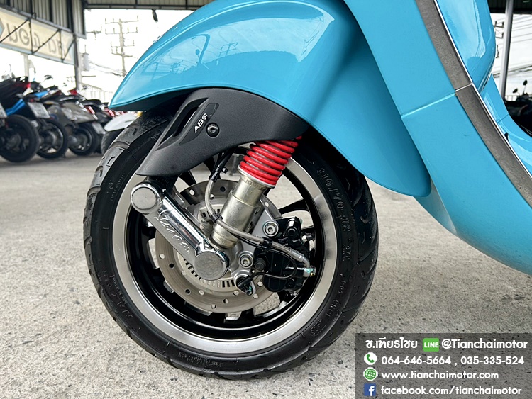 ★ดาวน์8,000★VESPA SPRTNT125 IGETABS ปี 67 สีฟ้าสดใส วิ่งเพียง 9000 กิโล ชุดสีสวยเป๊ะ เครื่องดี ศูนย์ดี ราคา 79,900