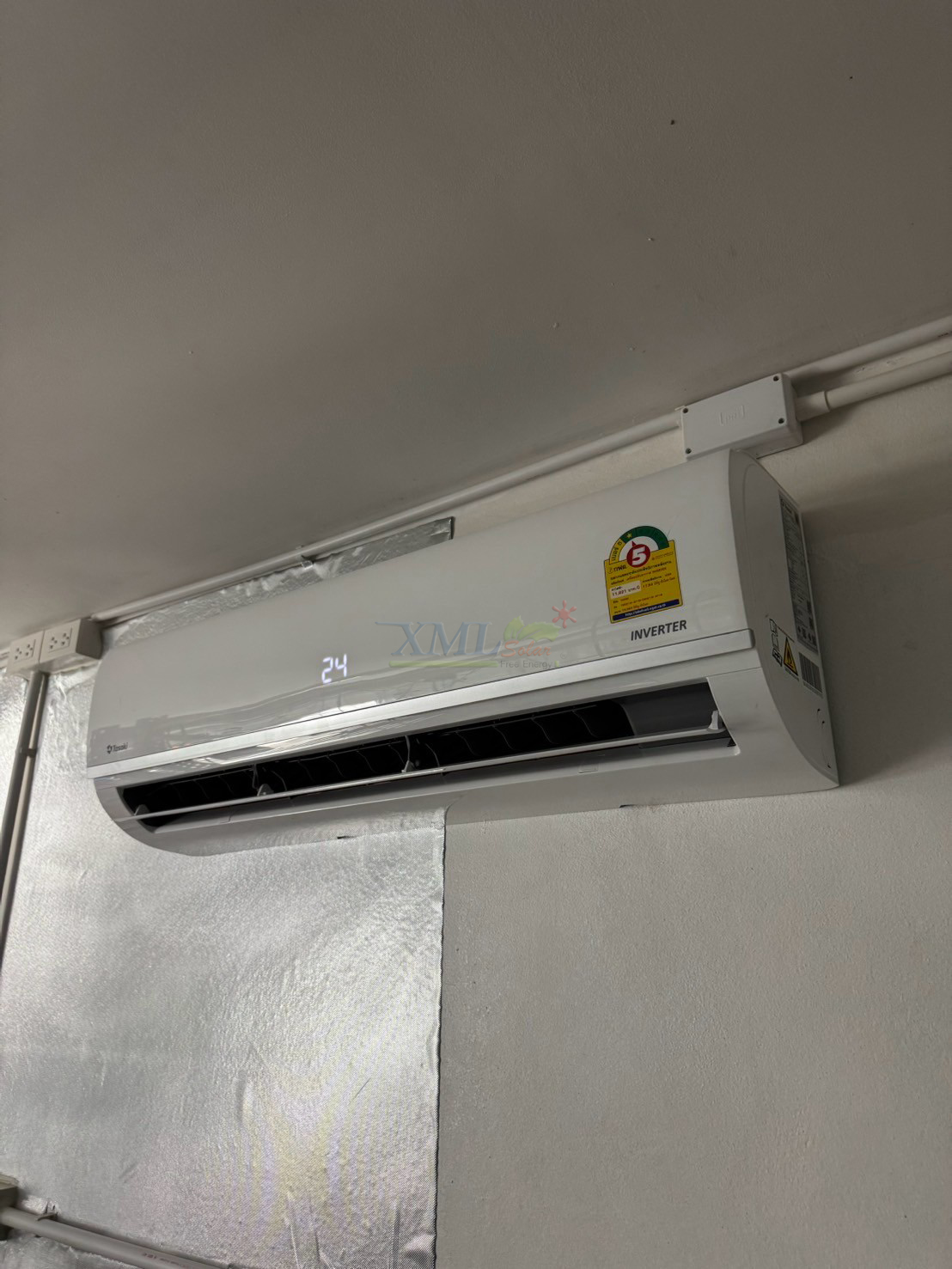 ชุดแอร์โซล่าเซลล์ TASAKI 19,000 BTU