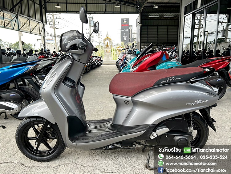 GRAND FILANO ปี67 ABS กุญแจรีโมท เครื่องเดิมแน่น ชุดสีสวยเป๊ะ หรูหรา ศูนย์ดี ประหยัด เครื่องดีเยี่ยม ราคา 59,900