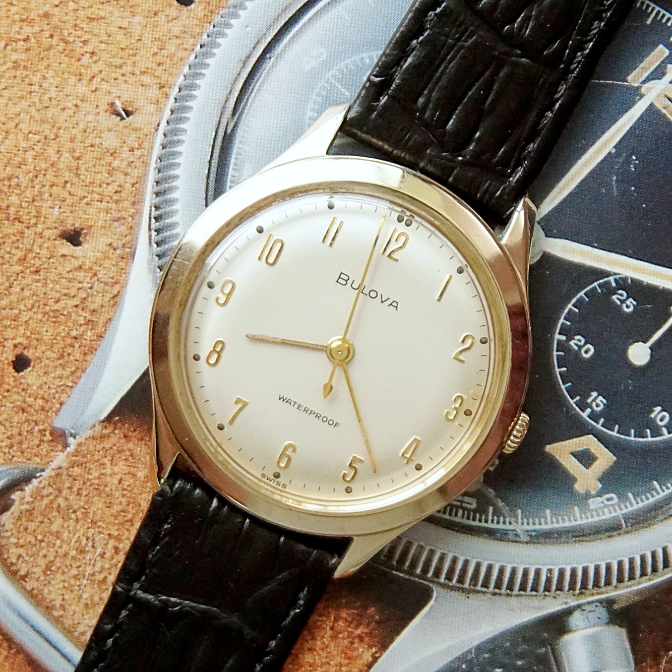 นาฬิกาเก่า BULOVA ไขลาน