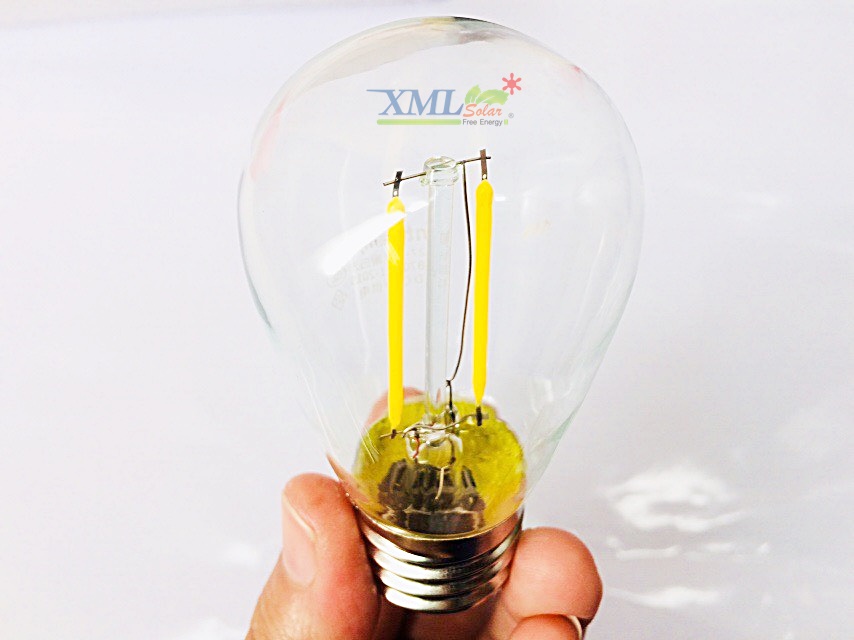 หลอดไส้เอดิสัน VINTAGE DC 3V 1 watt (100 lumens) แสงเหลืองวอมไวท์