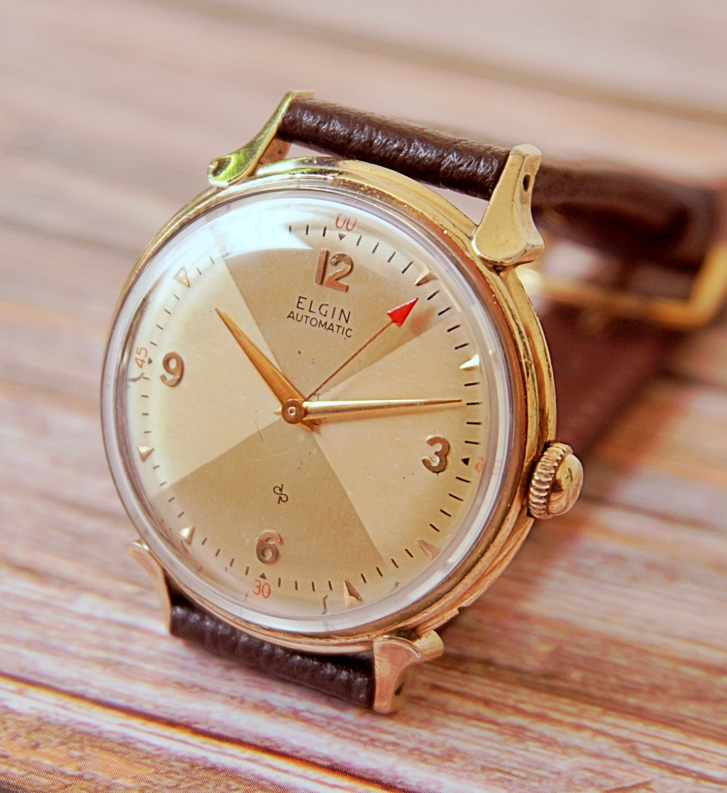 นาฬิกาเก่า ELGIN ออโตเมติกครึ่งรอบ