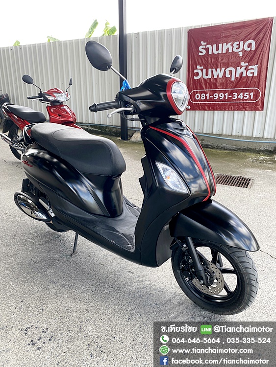 ★ดาวน์2,000★GRAND FILANO ปี 66 สีดำ เครื่องเดิมดี ชุดสีสวย ประหยัดน้ำมัน เครื่องดี ศูนย์ดี ใช้งานได้ทั้งครอบครัว ราคา 49,900