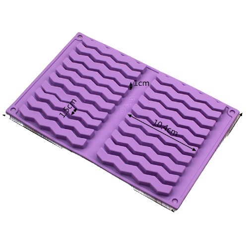 โมล(Mold) แม่พิมพ์ซิลิโคน ทำวุ้น ขนม สบู่ งานdiy รูปแท่ง 20 ช่อง (12 กรัม)