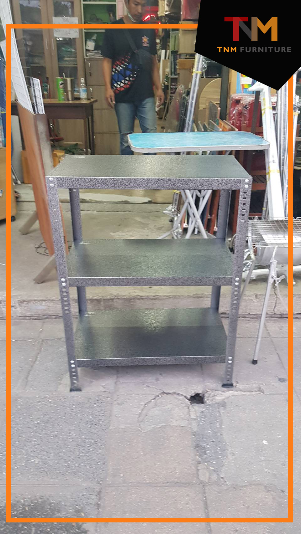 ชั้นเหล็กฉากเอนกประสงค์ 3ชั้น