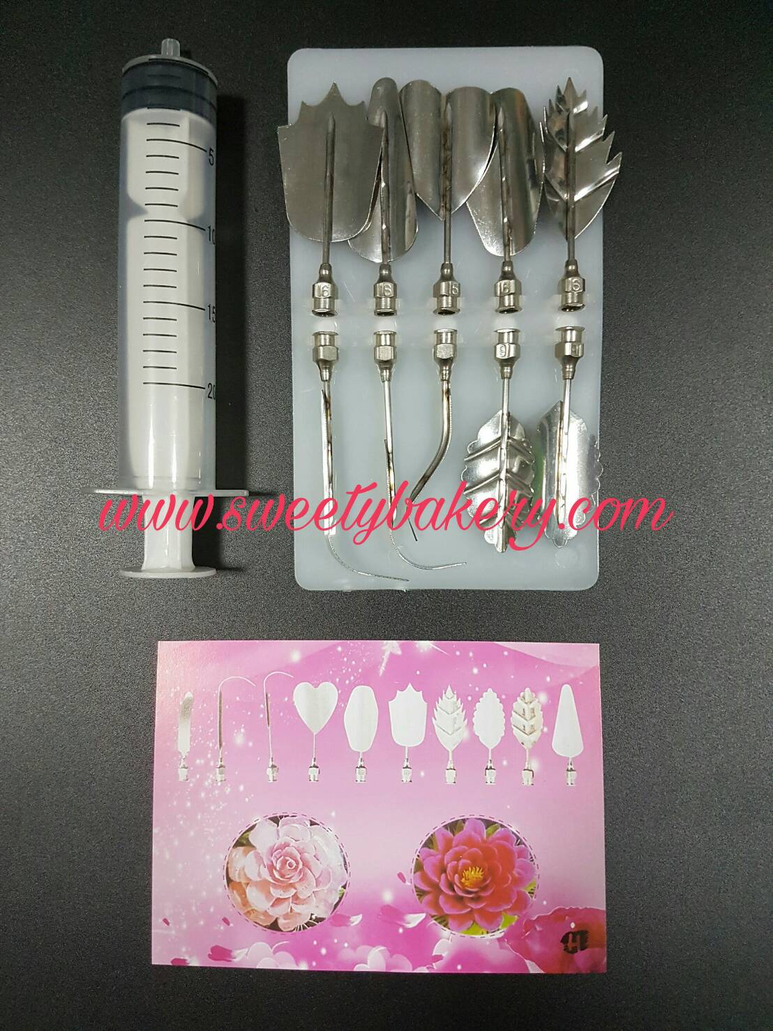 หัวเข็มทำวุ้น 3 มิติ Set H (10 ชิ้น/เซต)