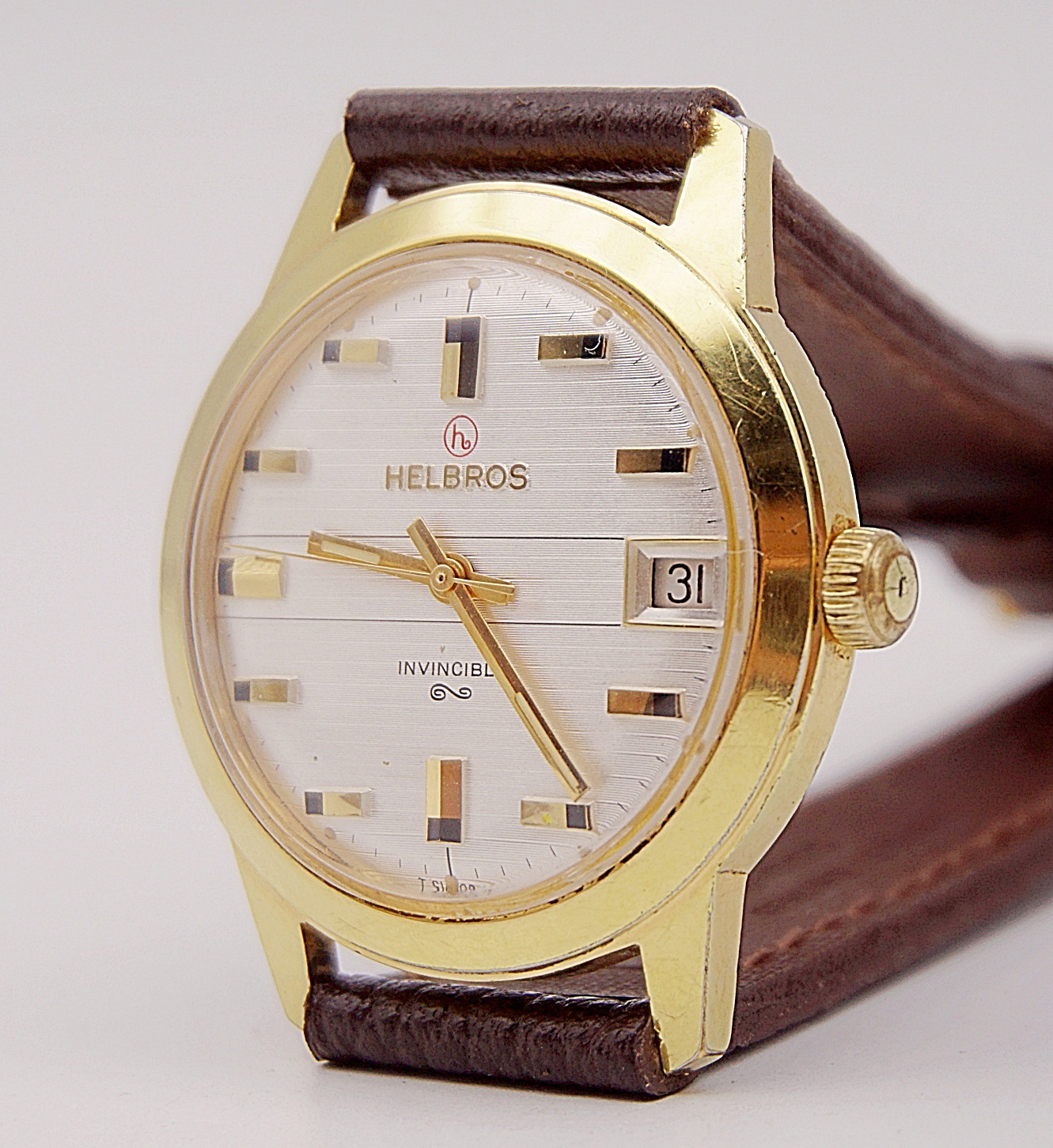นาฬิกาเก่า HELBROS ไขลาน