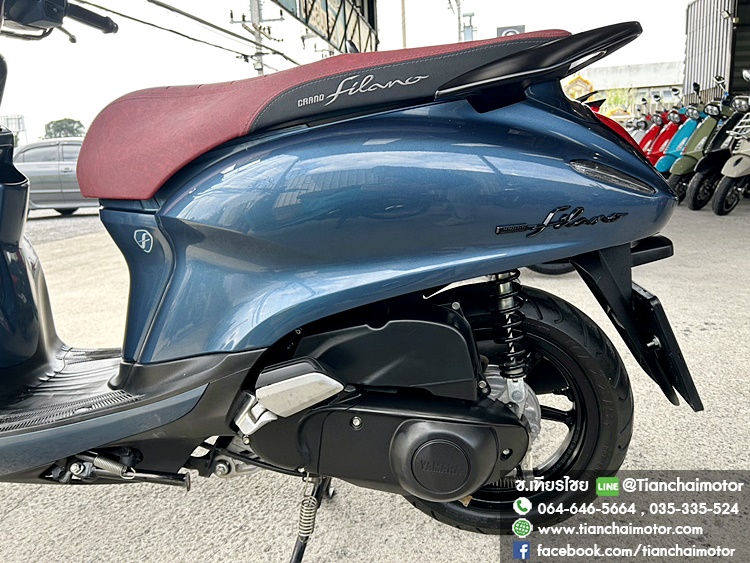 ★ฟรีดาวน์★GRAND FILANO ปี67 ABS ตัวรีโมท สีน้ำเงินแก้ว วิ่งน้อย เครื่องเดิมแน่น ชุดสีสวยเป๊ะ ประหยัดน้ำมัน ขับขี่นิ่มๆ ราคา 59,500