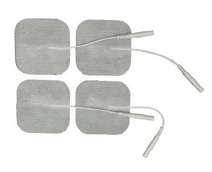 แผ่นแปะ electrode ขนาด 1.5x1.5 นิ้ว กระตุ้นไฟฟ้า ชุด 4 แผ่น