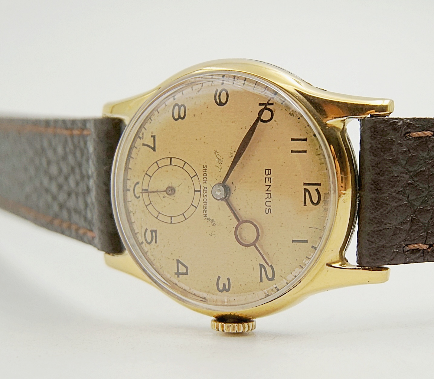 นาฬิกาเก่า BENRUS ไขลานสองเข็มครึ่ง