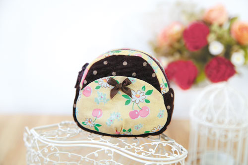 Cherry Coin Purse A (Yellow)