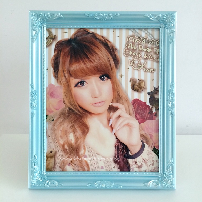 หลุยส์ยุโรป ขนาด 8x10 นิ้ว สีฟ้ามุก