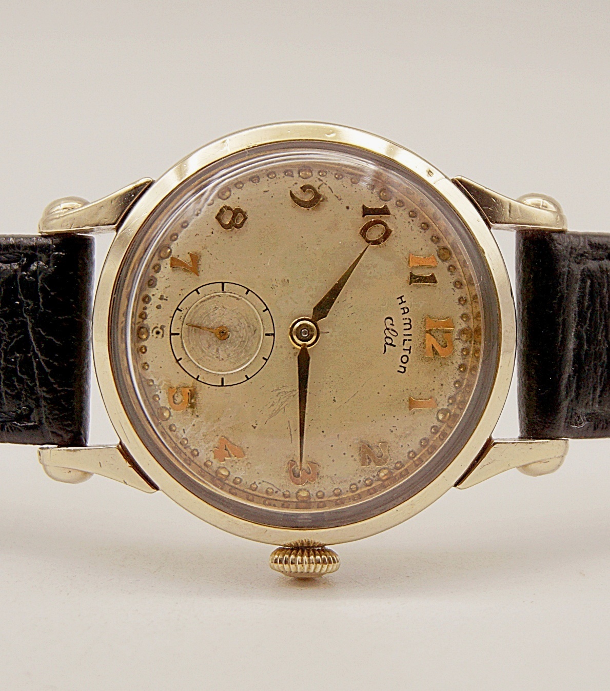 นาฬิกาเก่า HAMILTON ไขลานสองเข็มครึ่ง