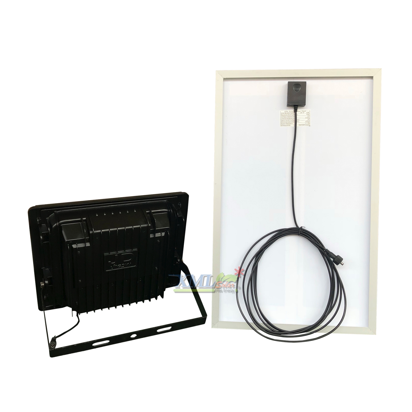 สปอร์ตไลท์โซล่าเซลล์ 200 W. รุ่นใหม่ JD8200L (แสง : เหลืองวอมไวท์)