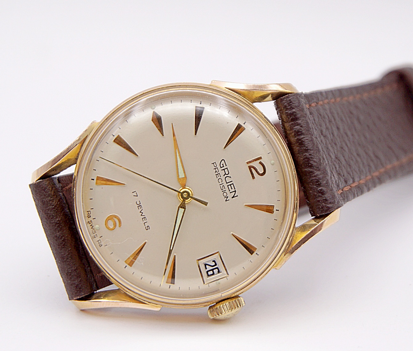 นาฬิกาเก่า GRUEN ไขลาน