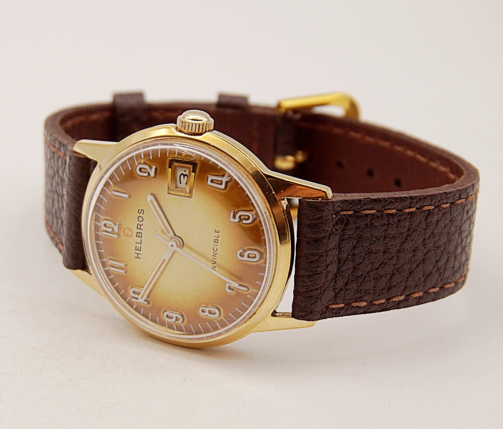 นาฬิกาเก่า HELBROS ไขลาน