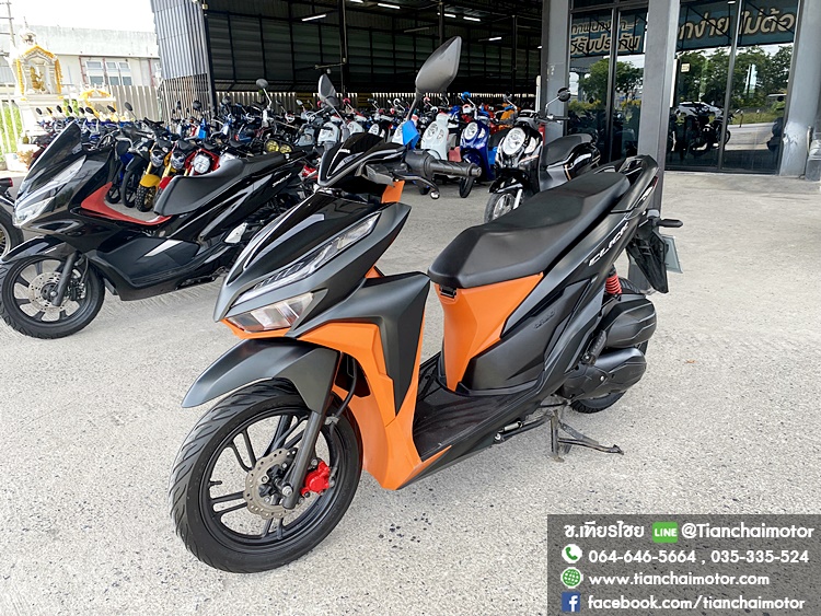 ★ดาวน์8,000★CLICK150 ปี 62 สีดำส้มเท่ๆ กุญแจรีโมท เครื่องเดิมแน่น ชุดสีสวยรอบคัน เครื่องดี ศูนย์ดี ประหยัดน้ำมัน ราคา 44,500