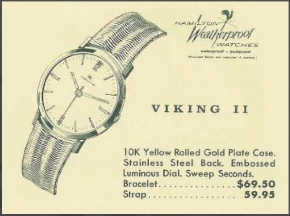 นาฬิกาเก่า HAMILTON ไขลาน